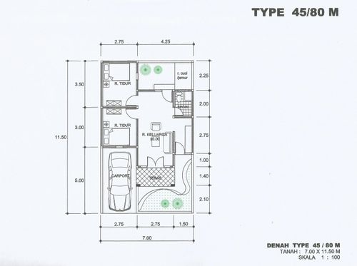 Layout Tipe 45